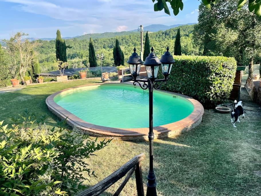 Luxury 1-Bedroom House With The Pool In Tuscany. Anghiari Bagian luar foto