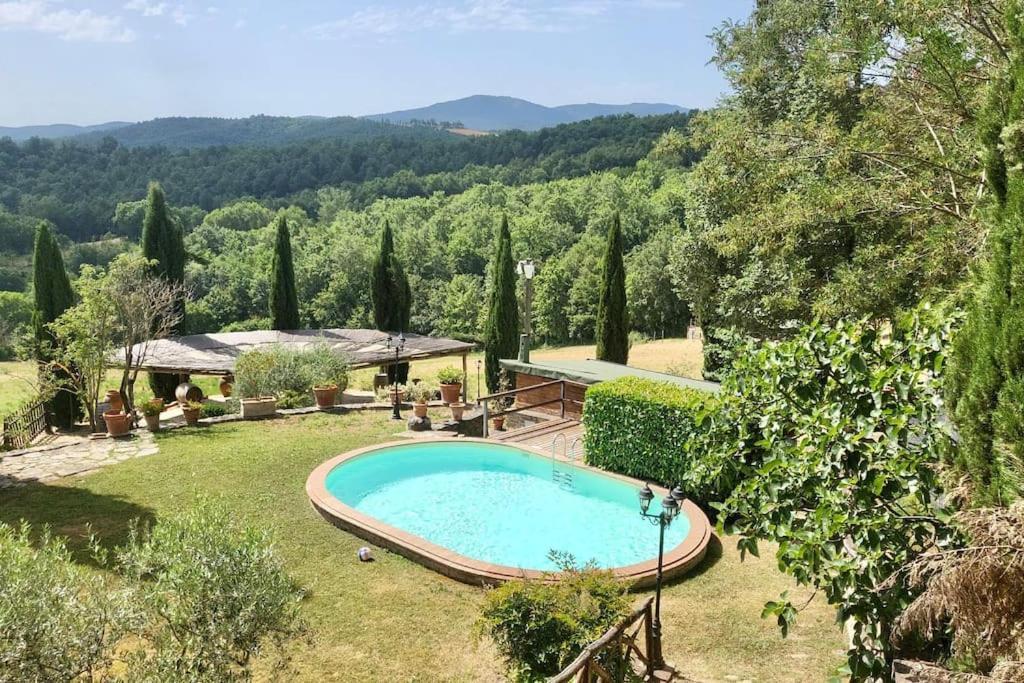 Luxury 1-Bedroom House With The Pool In Tuscany. Anghiari Bagian luar foto