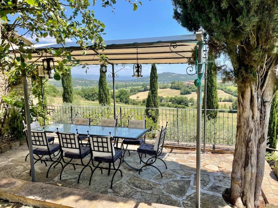 Luxury 1-Bedroom House With The Pool In Tuscany. Anghiari Bagian luar foto