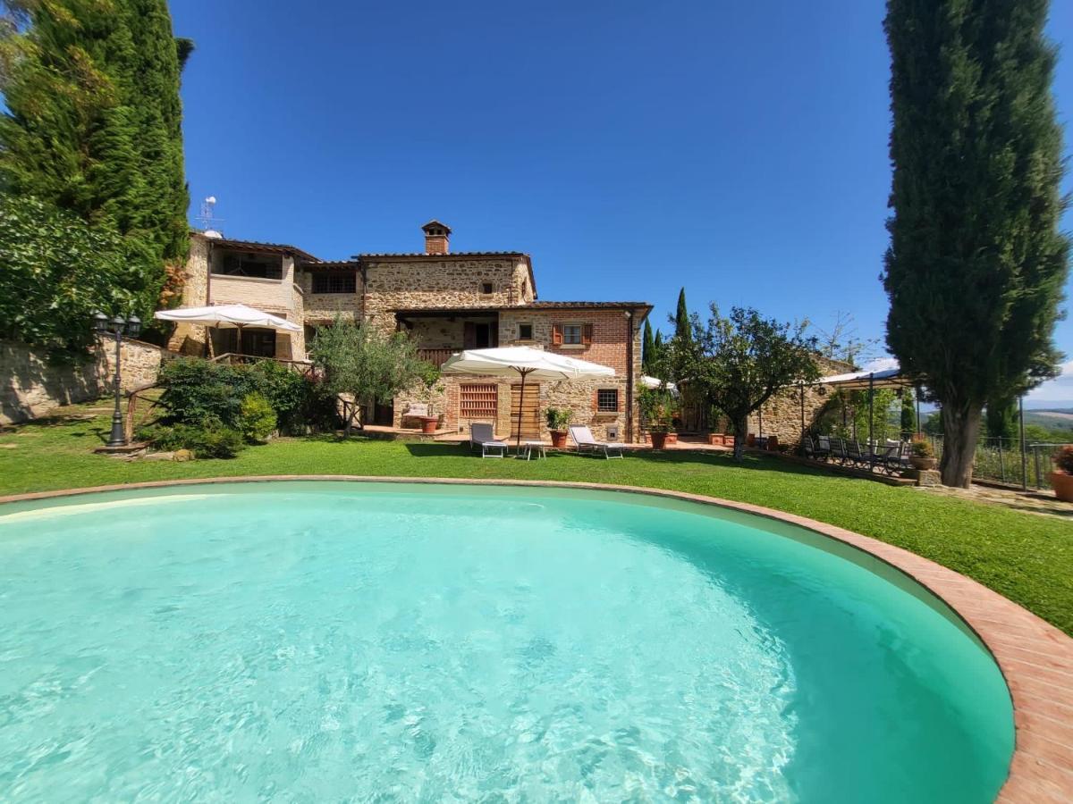 Luxury 1-Bedroom House With The Pool In Tuscany. Anghiari Bagian luar foto