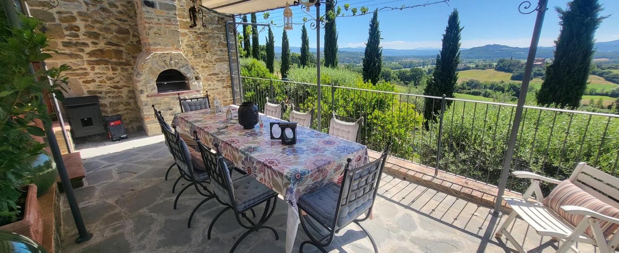 Luxury 1-Bedroom House With The Pool In Tuscany. Anghiari Bagian luar foto